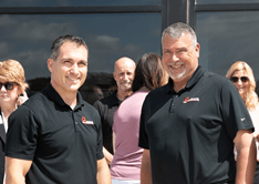 Ribbon cutting ceremony at the Ranew's Davenport, Iowa facility