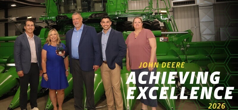 John Deere Achieving Excellence Program recognition